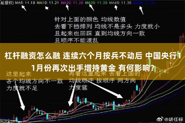 杠杆融资怎么融 连续六个月按兵不动后 中国央行11月份再次出手增持黄金 有何影响？