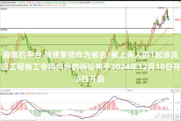 股票的平台 扬建集团作为被告/被上诉人的1起涉及建设工程施工合同纠纷的诉讼将于2024年12月18日开庭